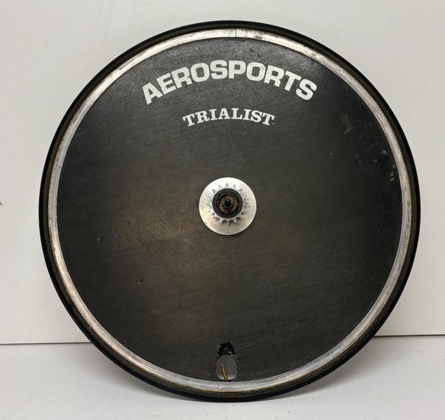 Vintage Aerosports Trialist Tubular Carbon Disc Rear Wheel SF-MX30 16t Freewheel