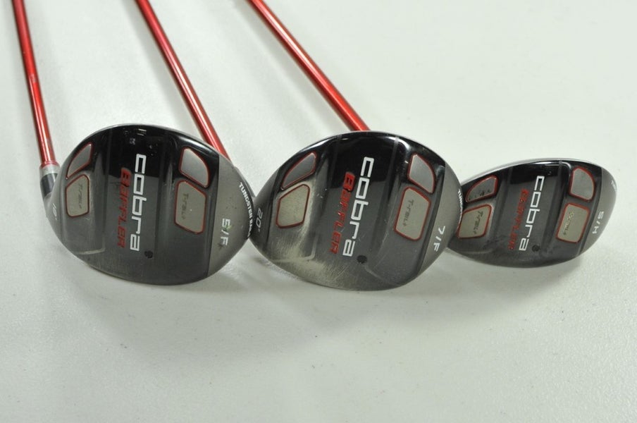 Cobra Baffler T-Rail+ #5 and #7 Fairway Woods, #5 Hybrid Set Regular #  204411