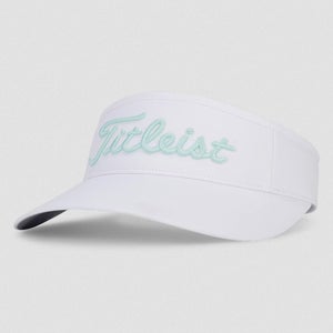 NEW Titleist Womens Sundrop Visor White/Sea Grass Golf Hat/Cap OSFM (Closeout)