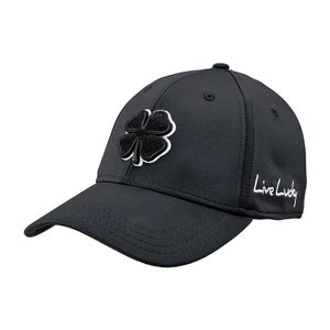 NEW Black Clover Live Lucky Premium Clover #2 Black Fitted S/M Golf Hat