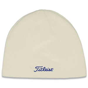 NEW Titleist Nantucket Bone/Navy Winter Golf Beanie