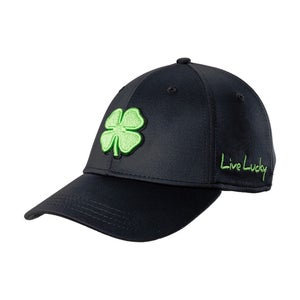 NEW Black Clover Live Lucky Premium Clover #51 Black Fitted L/XL Golf Hat