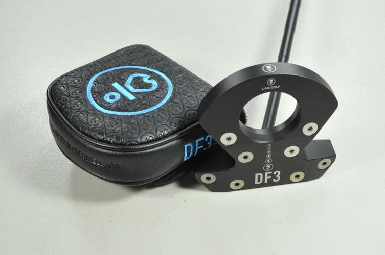 LEFT HANDED LAB Golf DF3 35" Putter 70* Lie Angle Steel with Head Cover # 204519