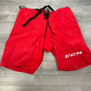 Carolina Hurricanes Red CCM PP10 Pant Shell Pro Stock Used