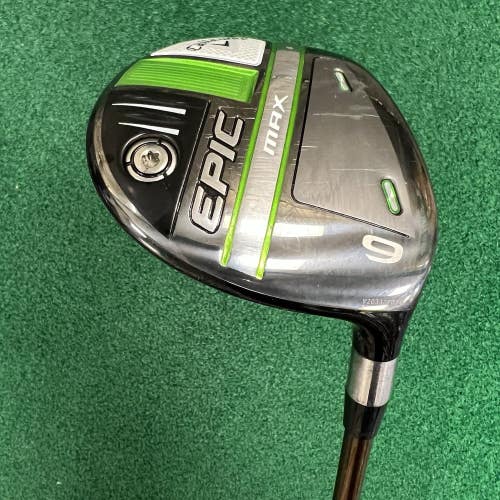 Callaway Epic Max #9 Fairway Wood Men's Right Hand Regular Flex 65g Alta CB