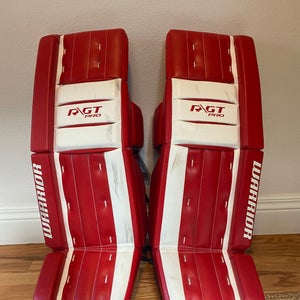 Warrior Ritual G2 Pro 36" Pads, Blocker, Glove (matching set) (Used)