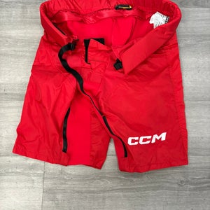 Carolina Hurricanes Red CCM PPPTKC Pant Shell Pro Stock (Used With #)