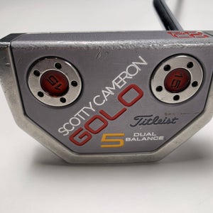 Scotty Cameron Golo 5 Dual Balance 2015 Putter 37.5" Mens RH - NEWW LONG GRIP