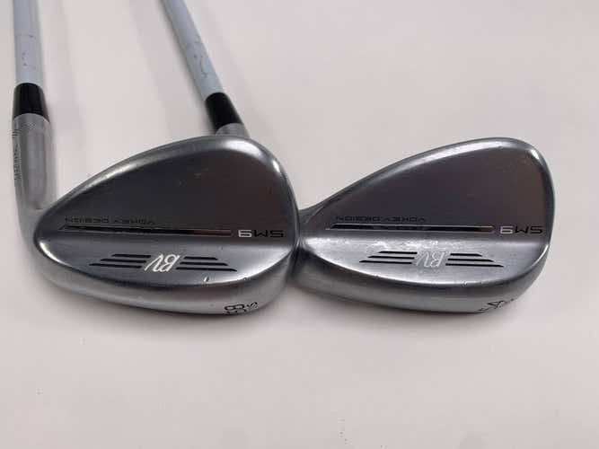 Titleist Vokey SM9 Tour Chrome Wedge Set 54*10 |58*10 Tensei Red AM(2) Ladies RH