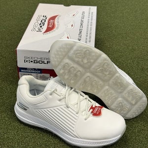 Skechers Women's Go Golf Elite 5 - GF  Spikeless  White/Silver Size 6.5 New