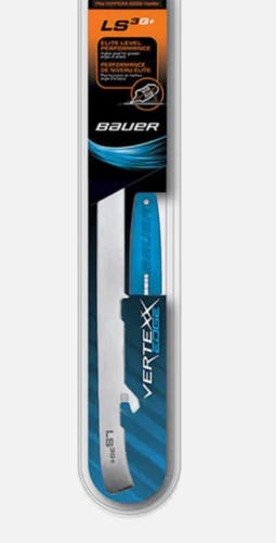 New Pro Bauer TUUK LS3G + Vertexx Goalie Steel Blades Edge Runners Pair 8 8.5 272mm