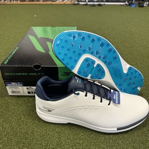NEW Skechers Go Golf Tempo GF Golf Shoes - White / Navy - 13 Wide