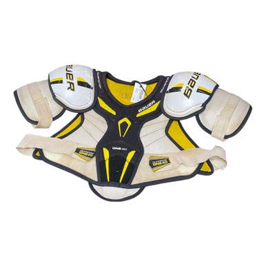 Used Bauer ONE 40 Senior Shoulder Pads White LG 11375-S000368024