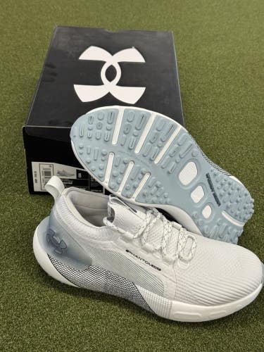 UA Phantom Golf - Mens Size 8 Storm Proof New W Box Grey/Blue 3027485-101