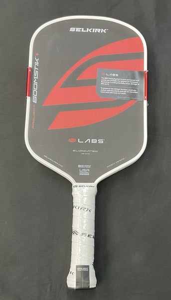 Selkirk Labs Boomstik Elongated Pickleball Paddle With Leather Case