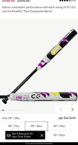2025 DeMarini CF Composite Bat 29" (Used)
