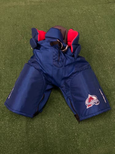 Colorado Avalanche Senior Large Bauer Hockey Pants Pro Stock (Used)