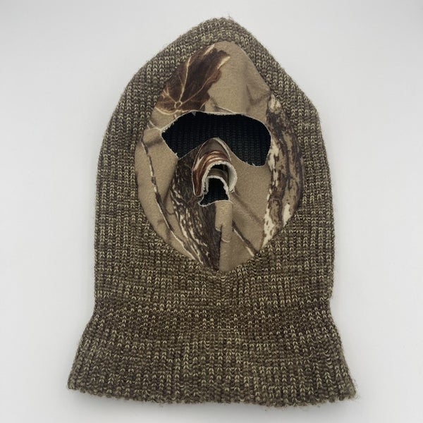 Vintage Woodland Balaclava 3 Hole Hunting Snowboard Cold Weather Face Mask USA