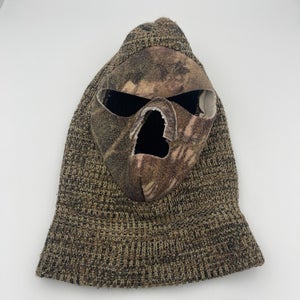 Vintage Woodland Balaclava 3 Hole Hunting Snowboard Cold Weather Face Mask USA