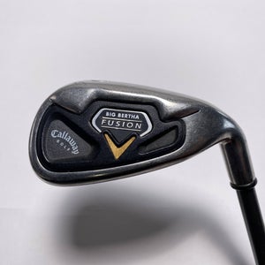 Callaway Big Bertha Fusion Pitching Wedge PW RCH 75i Firm Graphite Mens RH