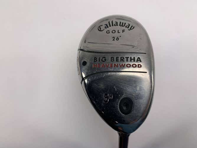 Callaway Big Bertha Heavenwood 5 Hybrid 26* RCH 75w Senior Graphite Mens RH
