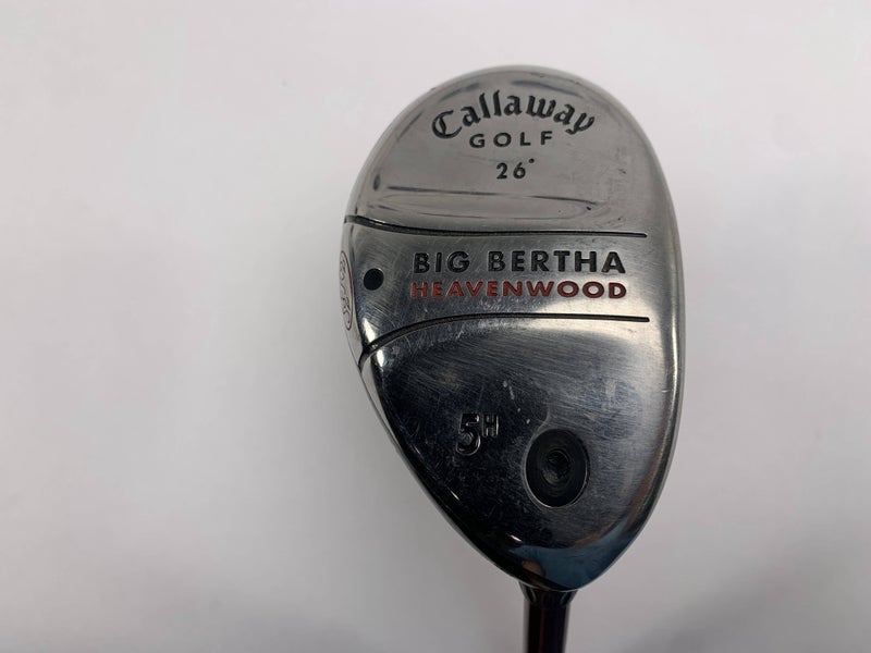 Callaway Big Bertha Heavenwood 5 Hybrid 26* RCH 75w Senior Graphite Mens RH