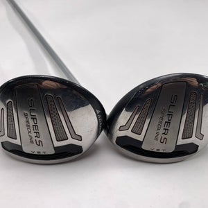 Adams Speedline Super S 3 & 5 Fairway Wood Set 15* 18* Supershaft Mens RH