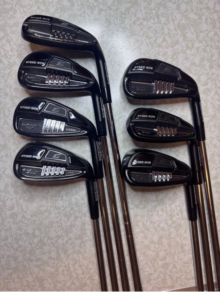 Tour Edge Exotics Exs 220H Iron Set 6-Pw, Aw, Gw S-Flex Max 80g Steel Shafts RH