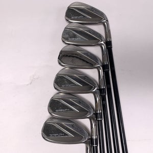 TaylorMade Stealth Iron Set 5-PW Fujikura Ventus Red 5A Senior Graphite Mens RH