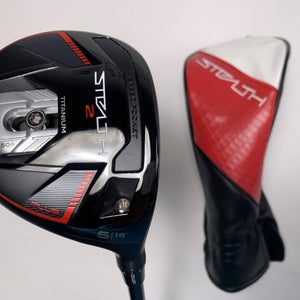 TaylorMade Stealth 2 Plus 5 Fairway Wood 18* Kai'li Red 65g Regular RH HC NEW