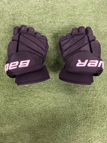 Black Senior Bauer Vapor 1X Pro Lite Gloves Dach game worn  (Used)