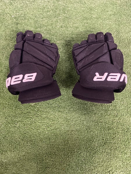 Black Senior Bauer Vapor 1X Pro Lite Gloves Dach game worn  (Used)