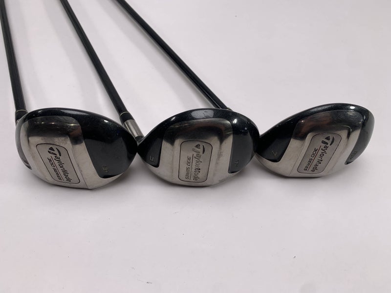 TaylorMade 300 Wood Set 3 5 7 | 15* 18* 21* Lite M-70 Regular Graphite Mens RH