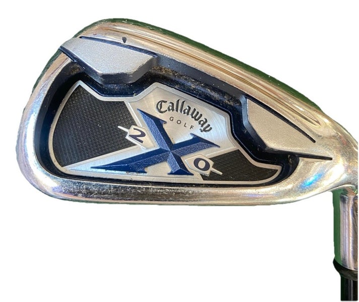 Callaway X-20 6 Iron RH 75g Low Kick Regular Graphite 37.5" Nice Factory Grip
