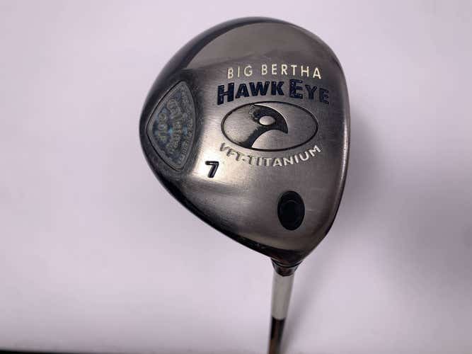Callaway Hawkeye VFT 7 Fairway Wood 21* System 60 Regular Graphite Mens RH
