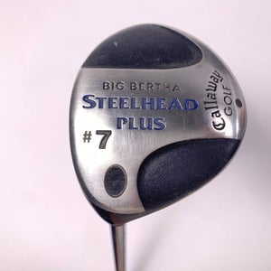 Callaway Steelhead Plus 7 Fairway Wood 21* Steelhead Plus Regular Steel Mens LH