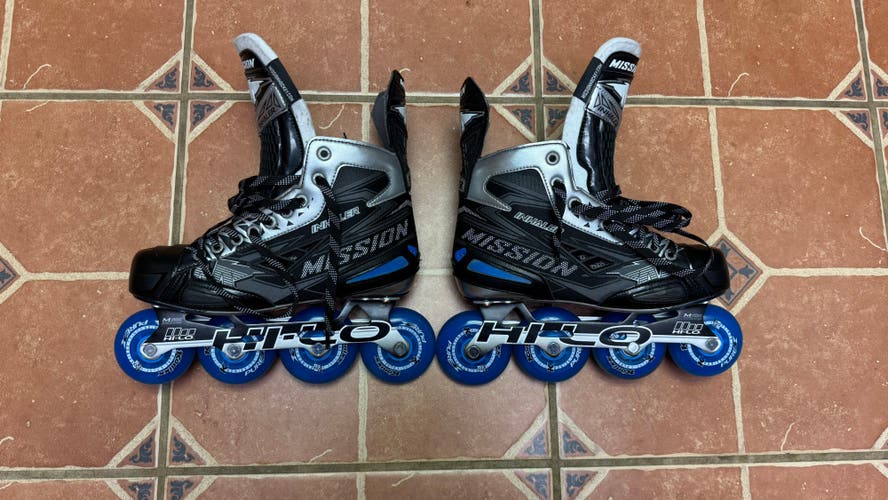 Mission Inhaler NLS3 Inline Skates Regular Width Size 7.5 (New)