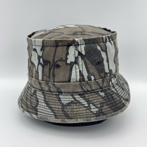 Vintage Trebark Camo Bucket Hunting Hat Size Medium Boonie YoungAn 1980s Rare