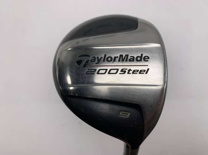 TaylorMade 200 Steel 9 Fairway Wood 24* Lite S-90 Stiff Graphite Mens RH