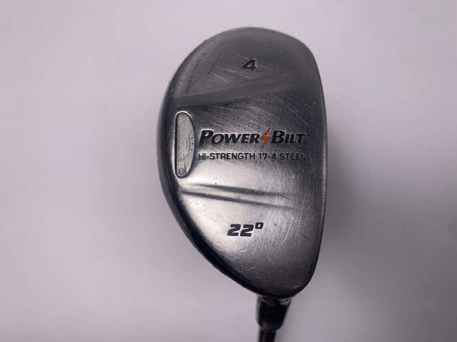 Powerbilt Hi-Strength 4 Wedge 22* Power Bilt 65g Wedge Graphite Mens RH