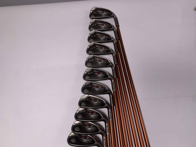 Ping G10 Iron Set 3-PW+GW+SW+LW Maroon Dot 5* Up TFC 129 I Stiff RH +1/2''