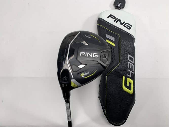 Ping G430 Max 3 Fairway Wood 15* Alta CB 65g Regular Graphite Mens LH HC