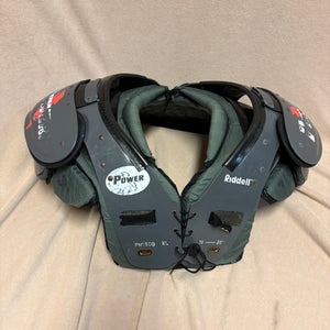 Extra Large Adult Riddell Power Shoulder Pads (Used)