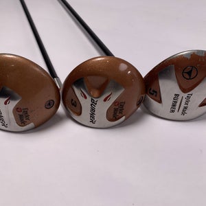 TaylorMade Burner 1994 Wood Set Driver 3 5 | 10.5* 15* 18* Bubble 2 R-80 Mens RH
