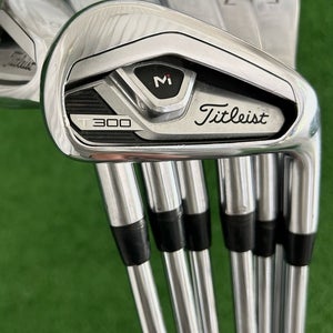 Titleist T300 21 Iron Set 5-48 / True Temper AMT Red Regular