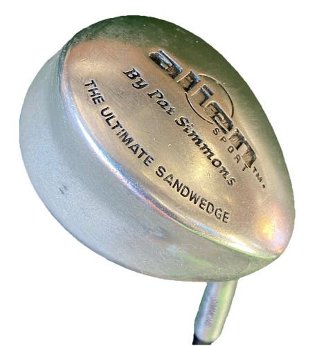 Alien Sport The Ultimate Sand Wedge By Pat Simmons RH Stiff Steel 35" New Grip