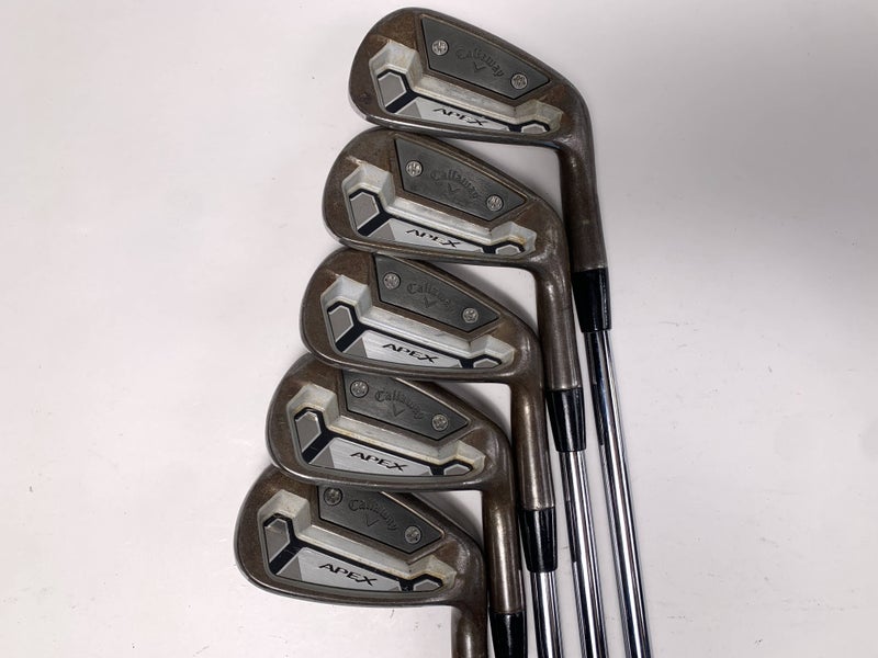 Callaway Apex TCB 21 Raw Iron Set 6-PW Project X LZ 5.5 115g Regular Steel RH