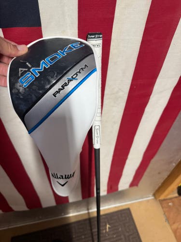 Men's Callaway Paradym AI Smoke Max Right Handed Driver Stiff Flex 9 Loft (Used)