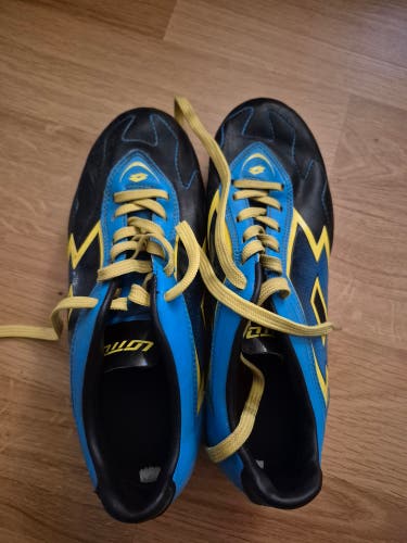 Black Unisex Size M 8.0 (W 9.0) Lotto Turf Cleats Cleats (Used)