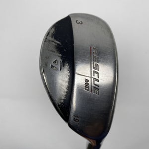 TaylorMade Rescue Mid 3 Hybrid 19* Stiff Graphite Mens RH